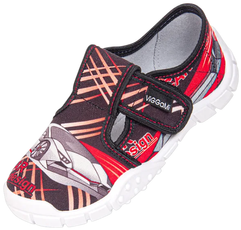 Children's sneakers Viggami BRAND PRINT black size 26-33