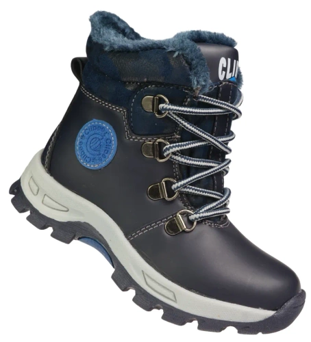 Children's winter shoes Clibee BH-131BU navy blue size 26-31