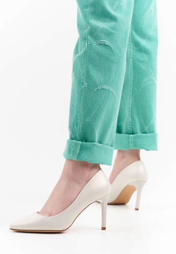 Women's high heels Sergio Leone D1339PE pearl size 36-40