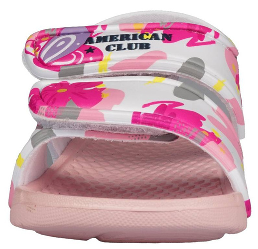Children's pool slippers American Club CNH-33 pink or fuxia size 30-35
