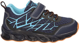 American Club BES-86 children's sports shoes, black and blue, size 27-31