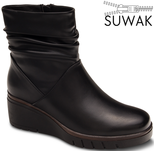 Women’s winter boots Skotnicki DB-3-1512BL black, sizes 36–41