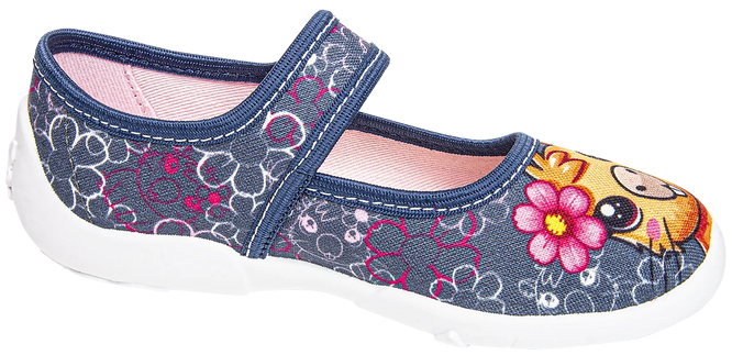 Children’s sneakers Viggami ROXI DRUK navy, sizes 26–33.