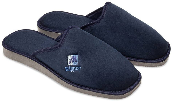 Men's shoes Meteor MV023 ALEKSANDER navy blue and brown sizes 41-46