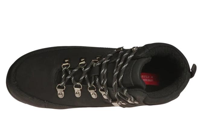 Obuwie przejściowe męskie American Club MCY-92 czarne i camelowe rozm.41-45