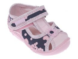 Tenisówki dziecięce Viggami MARYSIAOZDOBAGR granatowo-różowe rozm.19-20