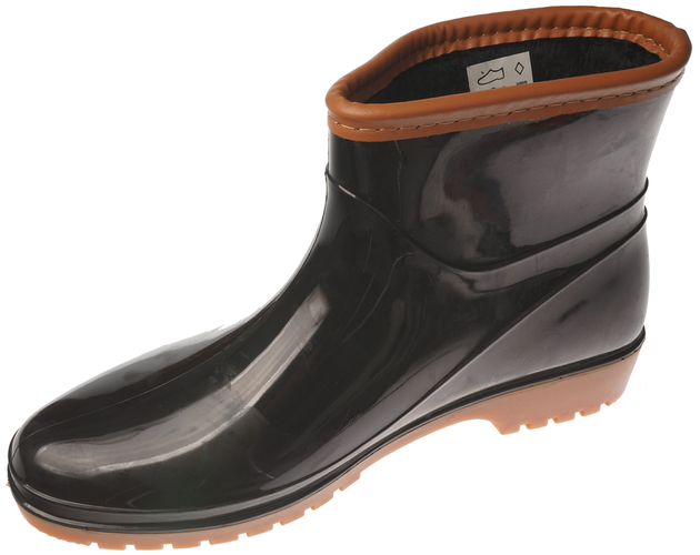 Kalosze damskie ocieplane Lano DXK-07-3BLBE czarne rozm.36-41