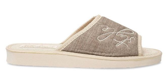 Meteor DV096 EWA women's slippers brown, pink and blue size 36-41