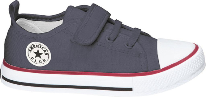 American Club BTEN-85 children's sneakers black and navy blue, size 26-30