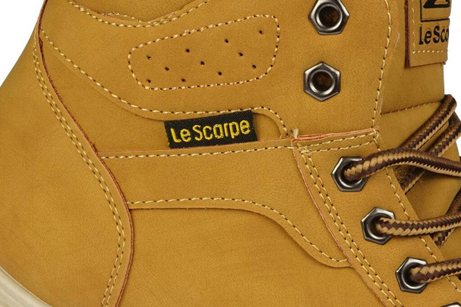 Le Scarpe DA7124-19YE youth winter shoes, yellow, sizes 36-41