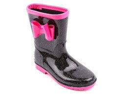 Children's rubber boots LaNo BFMTT-02BL black size 24-29