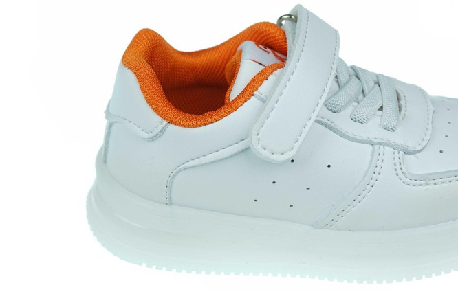 Buty sportowe dziecięce Apawwa ANC62OR biało pomarańczowe rozm.21-25