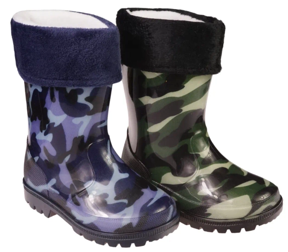 Apawwa BHM-7I children's wellies blue, pink and black size 26-30