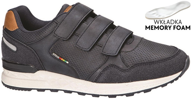 American Club DAA-39 youth sports shoes, black and navy blue, sizes 37-41