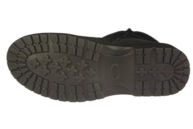 Buty zimowe męskie Le Scarpe MA8228-1BL czarne rozm.41-46