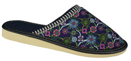 Women's insulated slippers TUP  2331 navy blue size 36-41