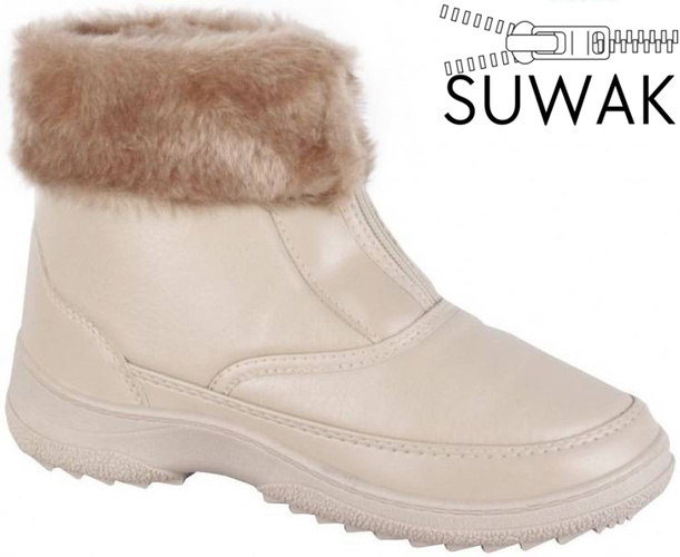Women's wintery Skarpol DTRZEWIKBEno beige size 37-41