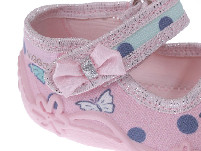 Children's sneakers Viggami LILADRUK pink and turquoise size 18-27