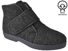 Women's slippers Skarpol DOWIECZKA227 gray size 37-41