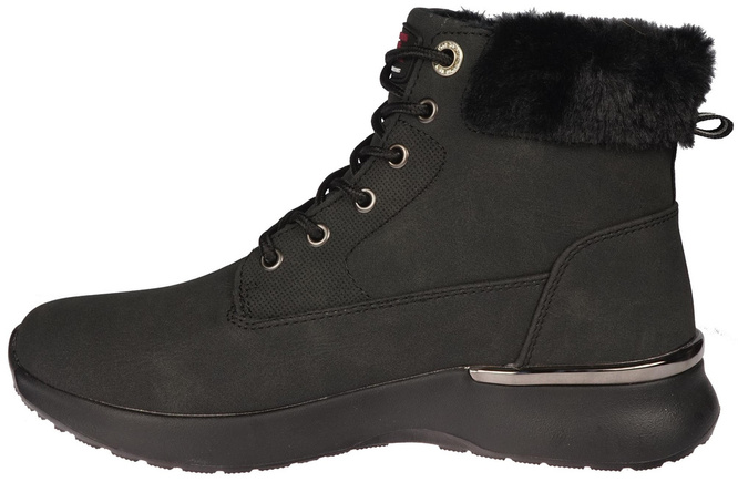 Buty zimowe młodzieżowe American Club DRH-91 czarne i beżowe rozm.36-41