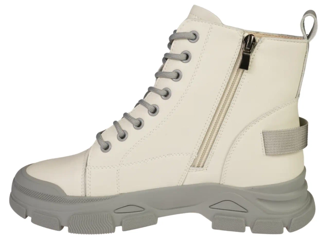 Women’s Ankle Boots Skotnicki DB-3-1502WHGY White Sizes 36–41