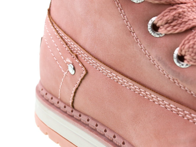 Winter women's shoes Ideal Shoes DV-5506PI pink size 36-41