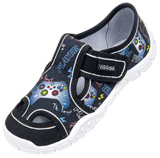 Tenisówki dziecięce Viggami ADAŚ GAME czarne rozm.26-36