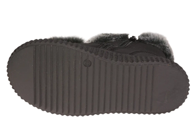 American Club BGC-27 black and pink children's winter shoes, size 27-31