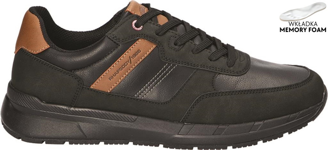 Buty sportowe męskie American Club MRH-142 czarne i granatowe rozm.41-46