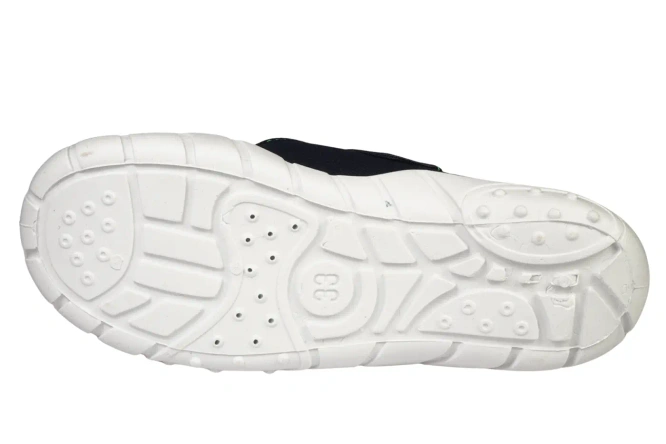 Children’s sneakers Viggami ADAŚ DINO navy, sizes 26–34.