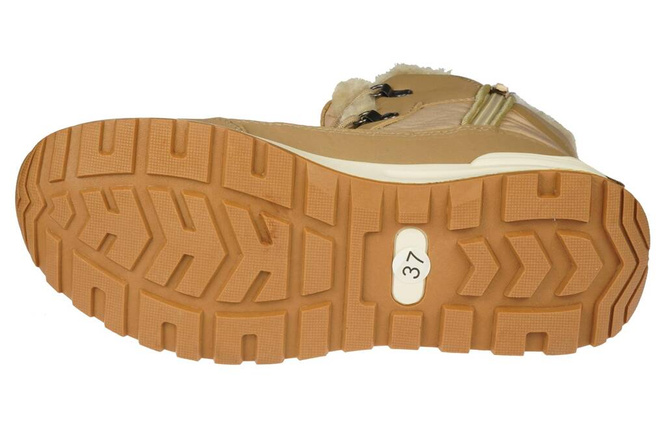 Women's snow boots American Club DSN-51 beige size 37-41