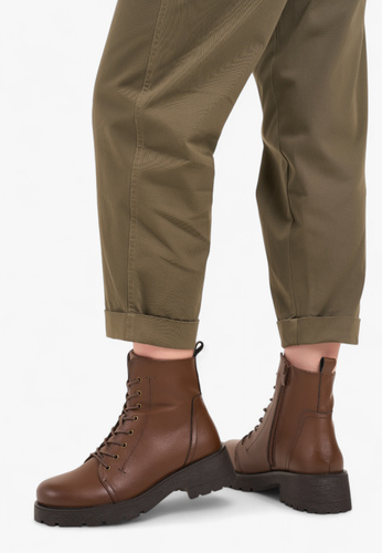 Sergio Leone DTR704-SCIBR women's boots brown size 36-40