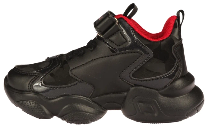 Buty sportowe dziecięce American Club BBD-14 czarno-czerwone i czarno-niebieskie rozm.27-31