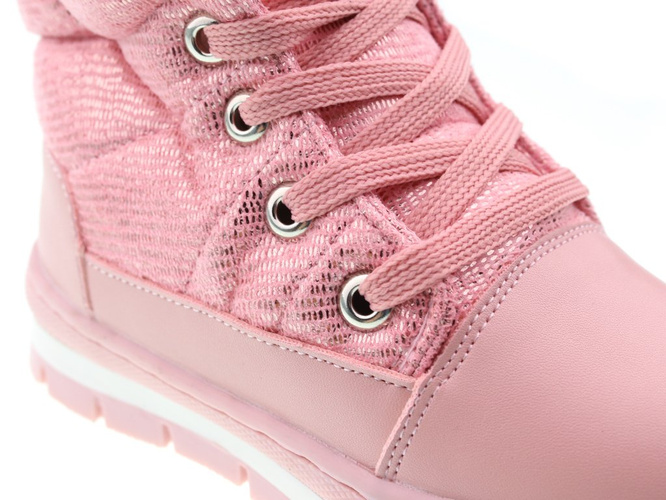 Children's winter shoes Clibee BK-906PI pink size 27-32