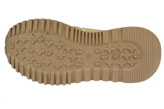 Women's sports shoes FEISAL DHZ-312KH beige size 36-41