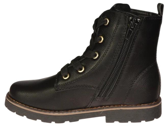 Buty zimowe dziecięce American Club BAB-17182E czarne i granatowe rozm.27-31