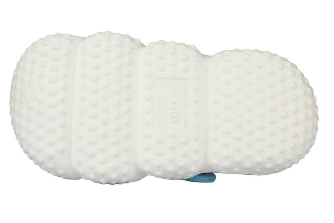 American Club BNH-131 children's swimming pool flip-flops, blue and white, sizes 24-28