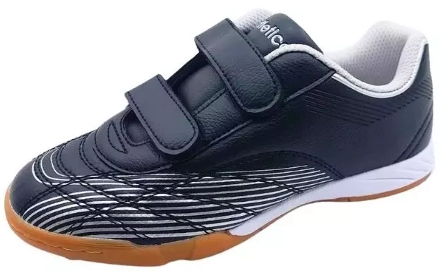 Kids’ Indoor Football Shoes Atletico C7336-2520BLSI Black/Silver Size 32–36