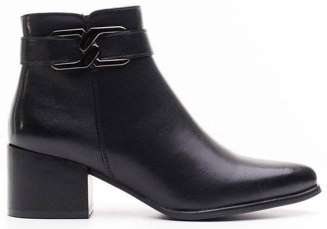 Sergio Leone DBT632CZSK women's winter shoes, black, sizes 36-40