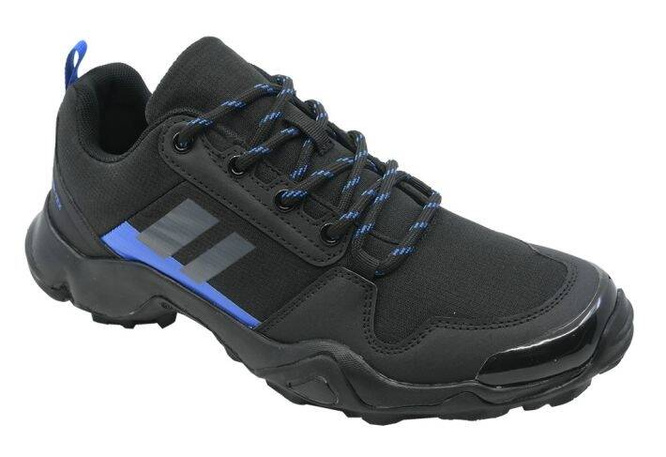 Atletico DWY-23614BLBU women's sports shoes, black and blue, sizes 36-41