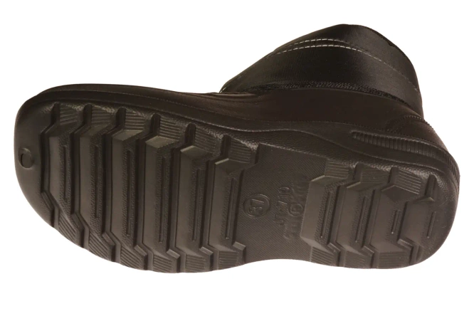 Women’s snow boots **Minke D7861-7** black, navy, and grey, sizes **37–42**