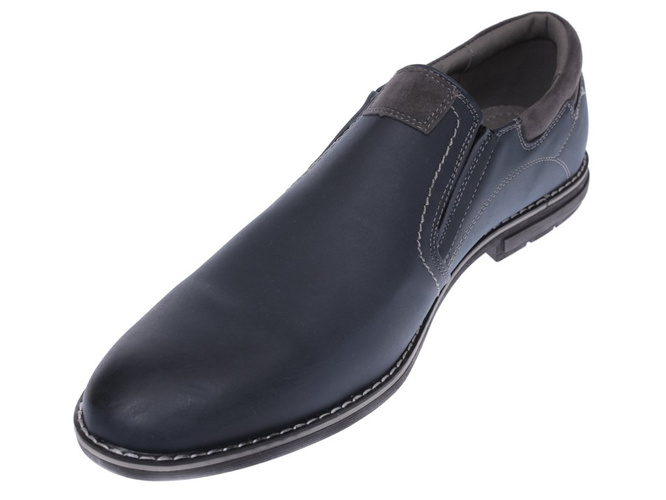 Półbuty męskie Skotnicki MP-4-7003ABU granatowe rozm.41-46