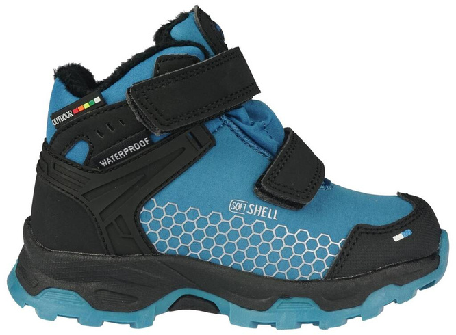 Children's winter shoes American Club AHL-33 blue or red size 22-26