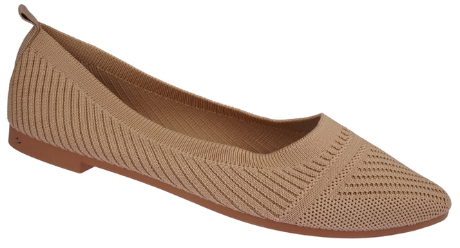 Women's ballerinas Purlina DYS4171-3KH beige size 36-41
