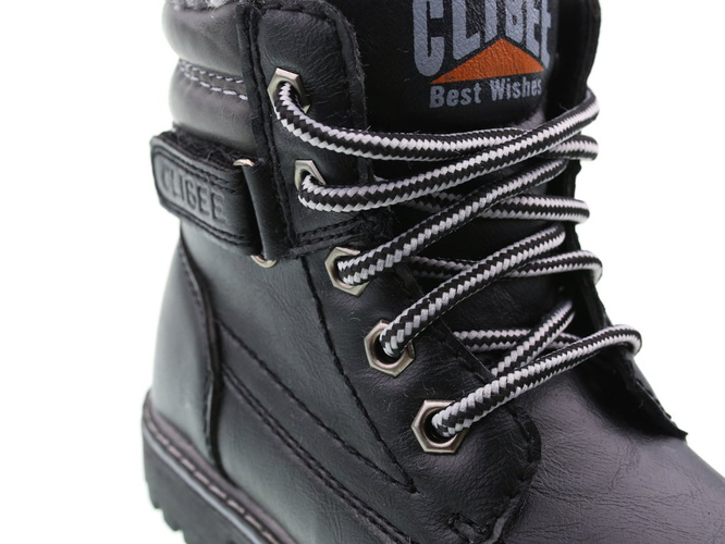 Children's winter shoes Clibee BH-86ABL black size 26-31
