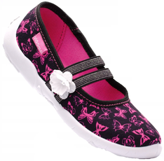 Tenisówki dziecięce Viggami GABI DRUK czarne rozm.26-36