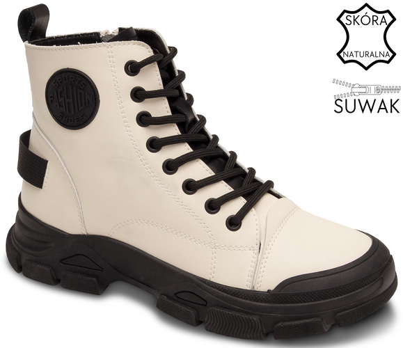 Women’s Ankle Boots Skotnicki DB-3-1502BEBL Beige Sizes 36–41