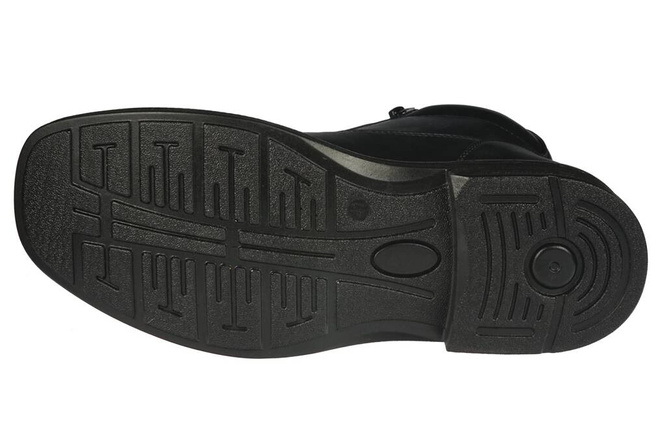 Skotnicki MB-4-0610BL men's winter shoes, black, sizes 40-45