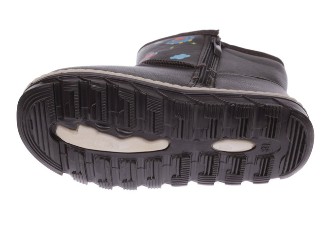 Children's winter boots Apawwa BZ18BR brown size 27-32