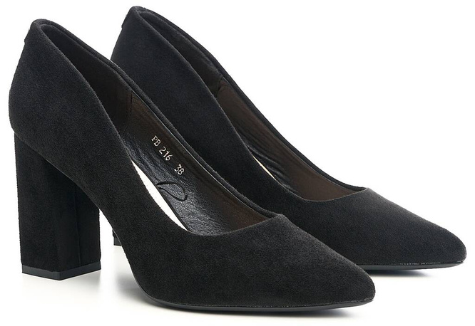 Pumps for women Sergio Leone DPB216CZMICZ black, size 36-40